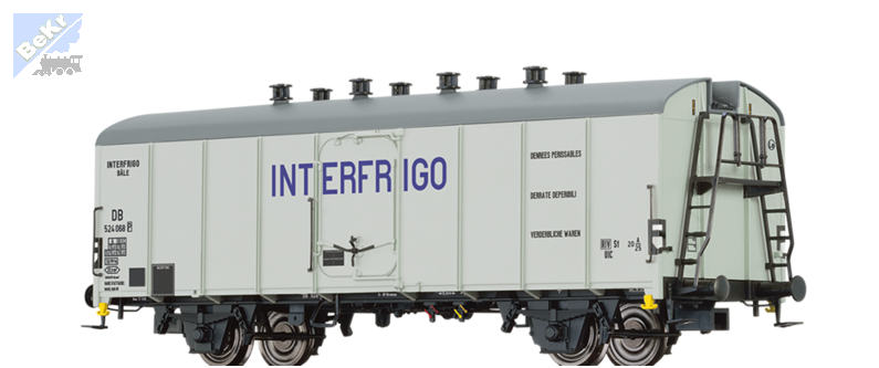 Brawa 50517 Chladírenský 2-osý vůz Zz "INTERFRIGO" DB