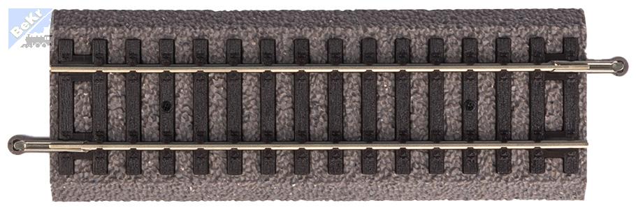 Piko 55402 A-Gleis rovná kolej G119 na dřevěných pražcích s podložím délka 119mm