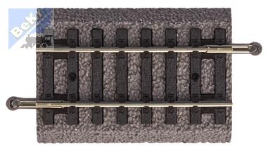 Piko 55405 A-Gleis rovná kolej G62 na dřevěných pražcích s podložím délka 62mm