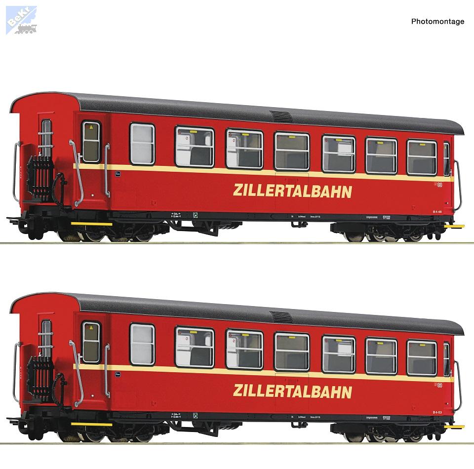 Roco 34049 Set dvou 4-osých osobních vozů B-4 Zillertalbahn