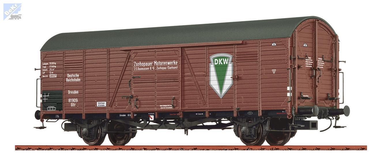Brawa 50472 Uzavřený 2-osý vůz Gltr "DKW" DRG