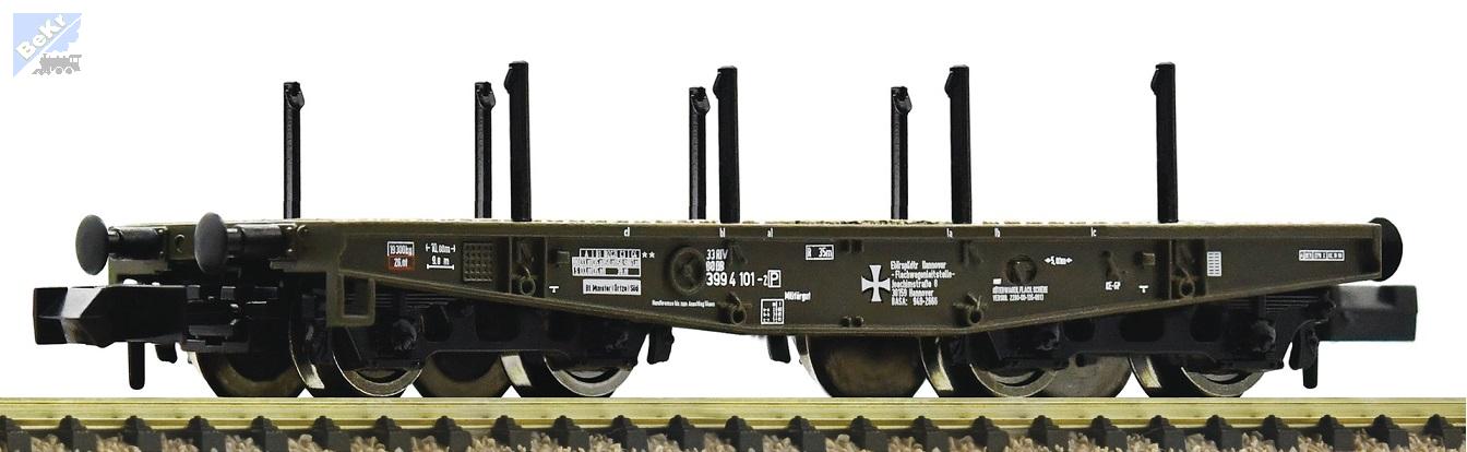 Fleischmann 845604 Plošinový 4-osý těžkotonážní vůz SSy45 Deutschen Bundeswehr DB