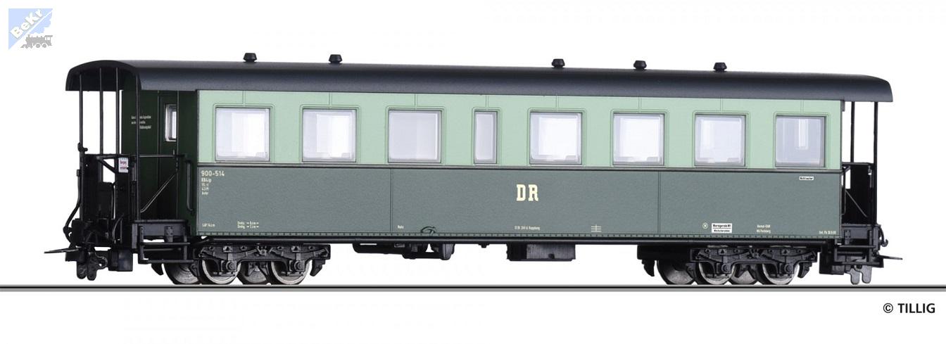 Tillig 13987 Osobní 4-osý vůz KB4ip „Harzer Roller“ DR