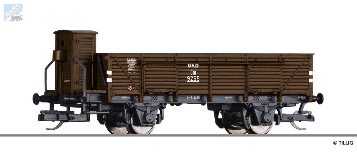 Tillig 17631 Otevřený 2-osý vůz Om s brzdařskou budkou GKB