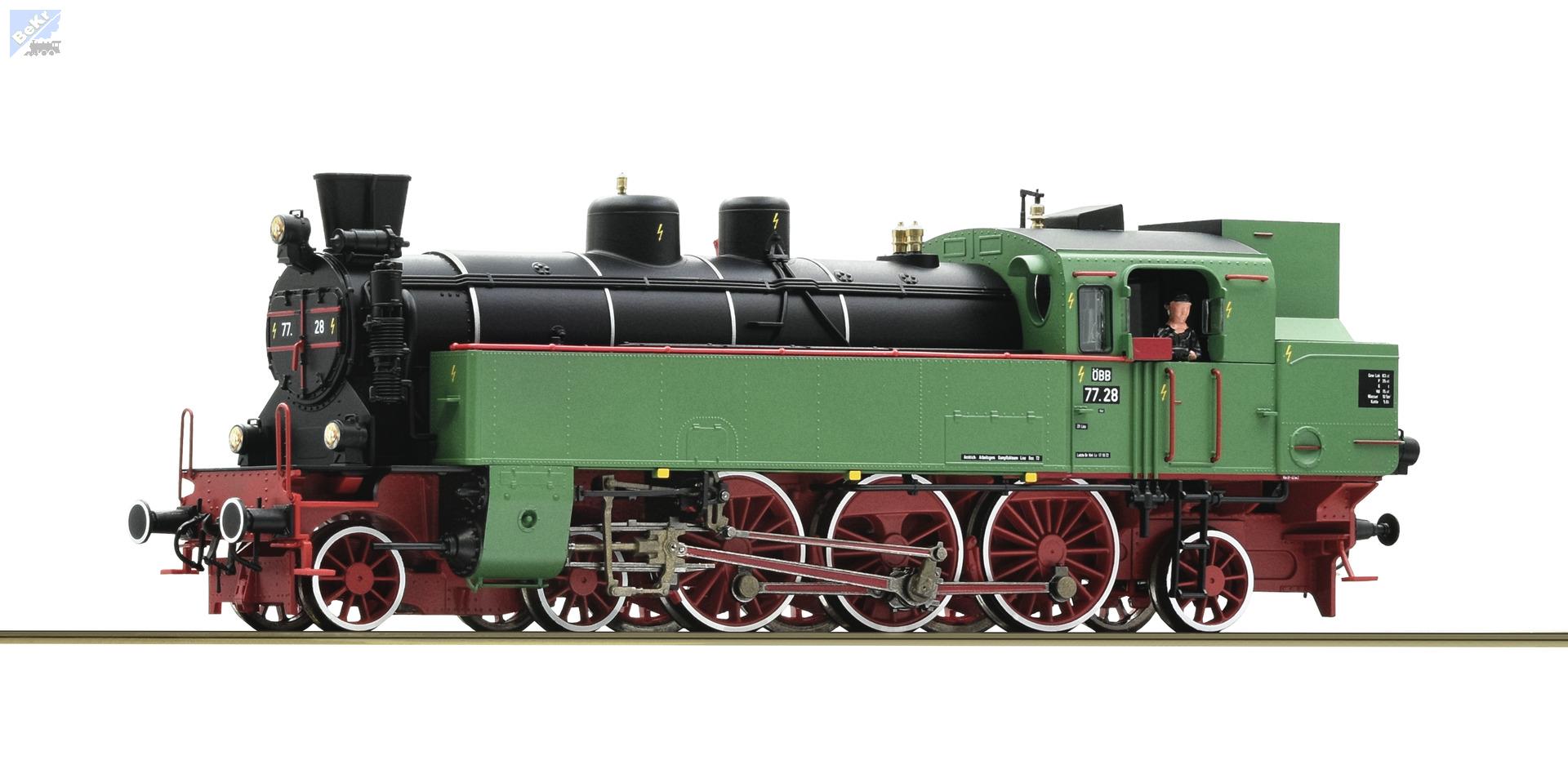 Roco 70083 Parní lokomotiva 77.28 ÖBB "VŠUDYBYLKA"