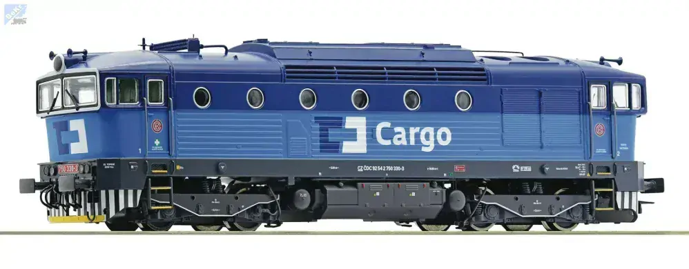 Roco 7310009 Dieselová lokomotiva 750 ČD Cargo Brejlovec se zvukem