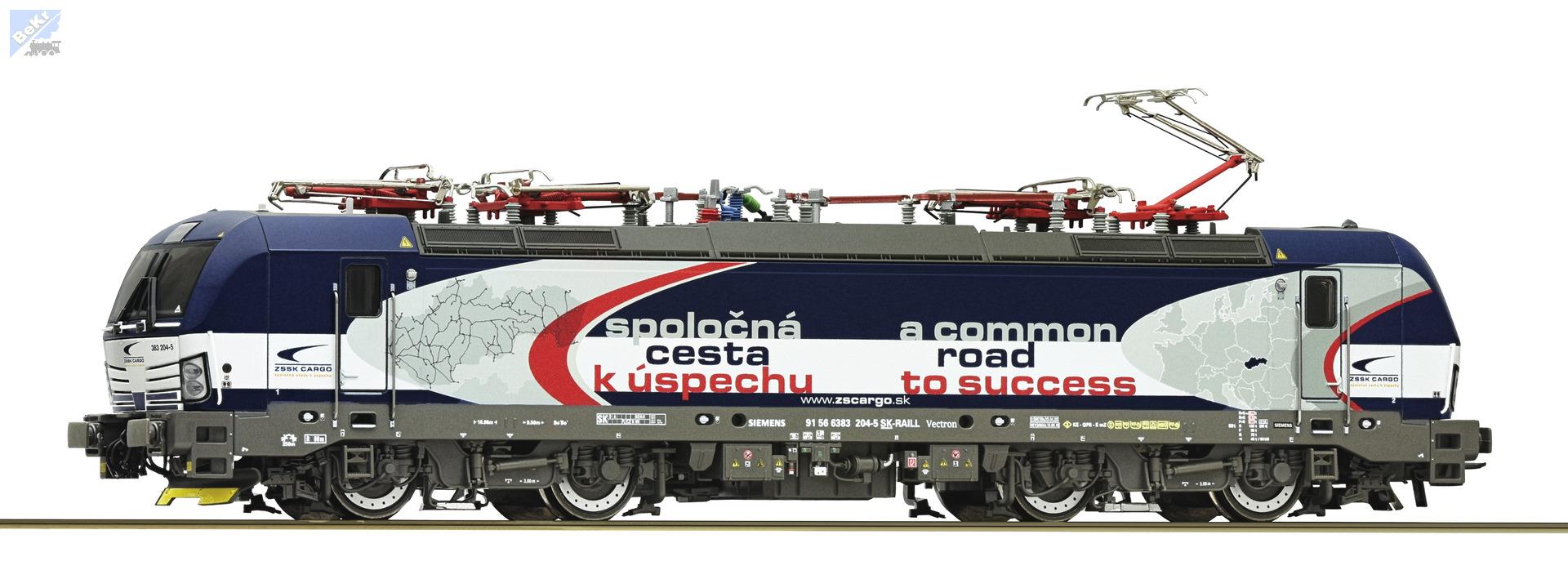 Roco 70688 Elektrická lokomotiva 383 204-5 Vectron ZSSK Cargo se zvukem