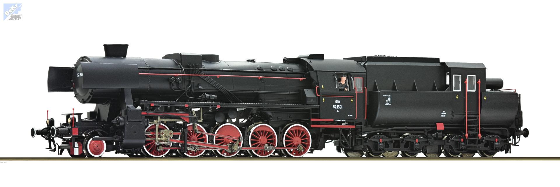 Roco 70048 Parní lokomotiva 52.1591 ÖBB se zvukem