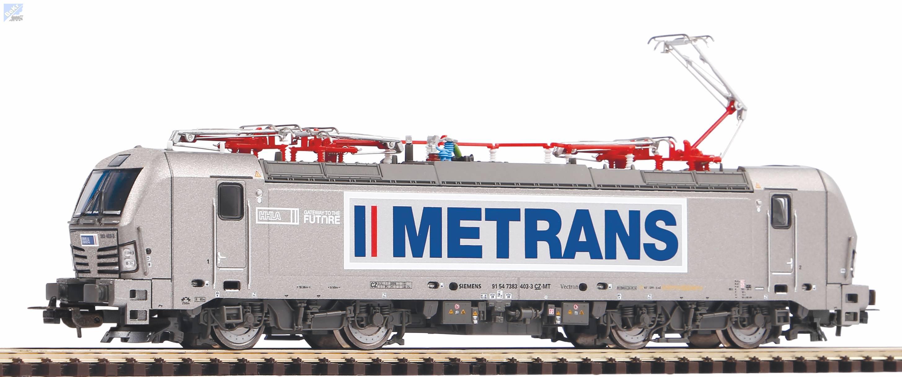 Piko 21605 Elektrická lokomotiva 383 403-3 Vectron CZ - MT "METRANS"