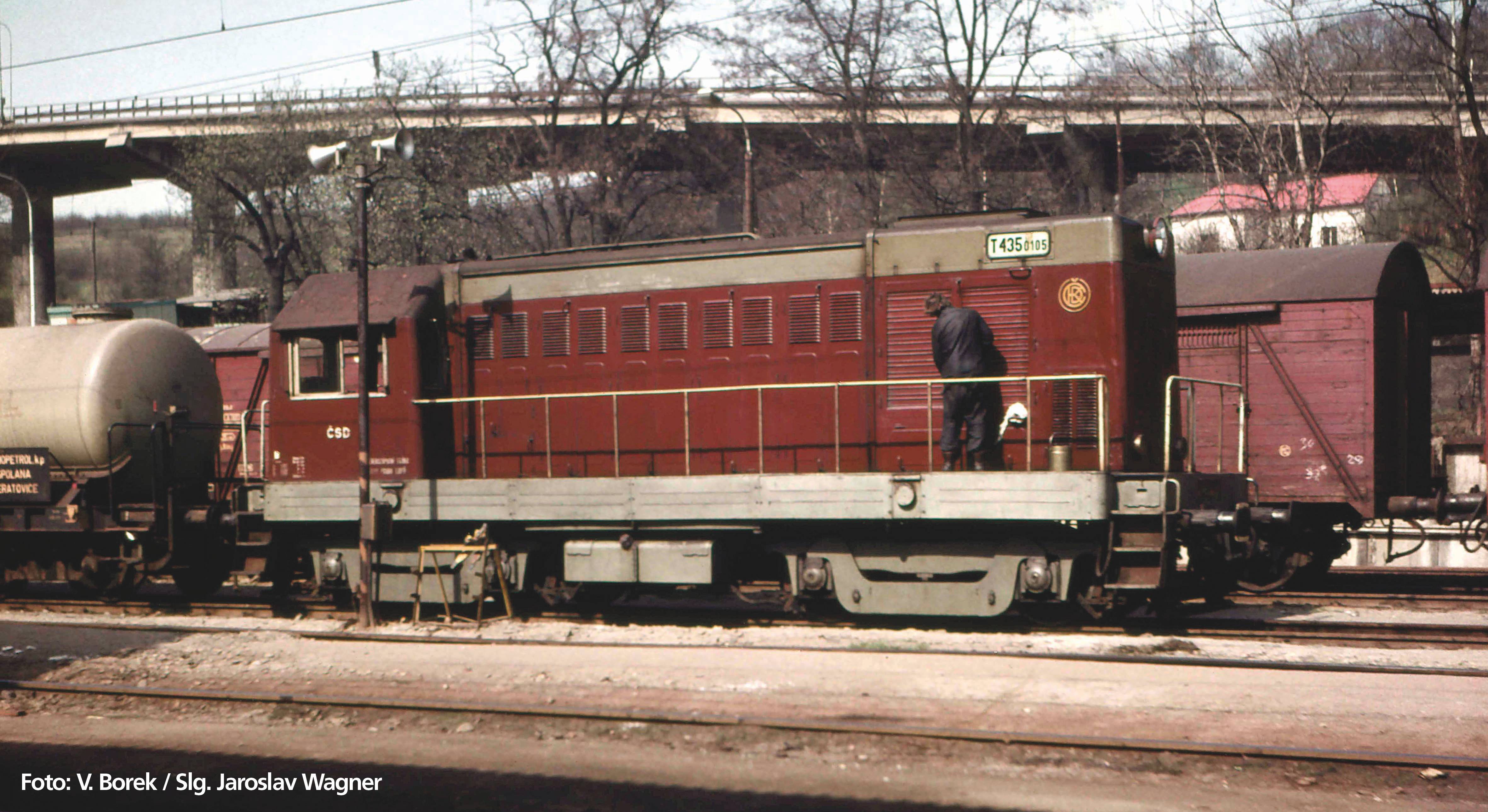Piko 52928 Dieselová lokomotiva T435 0105 ČSD Hektor s Pensylvánskými podvozky !!! AKCE !!!