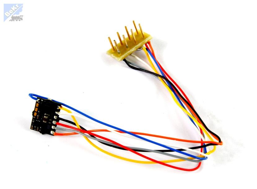 Zimo Elektronik MX615R lokomotivní miniaturní dekodér s NEM652, 8-pin na cca 70mm dlouhých vodičích