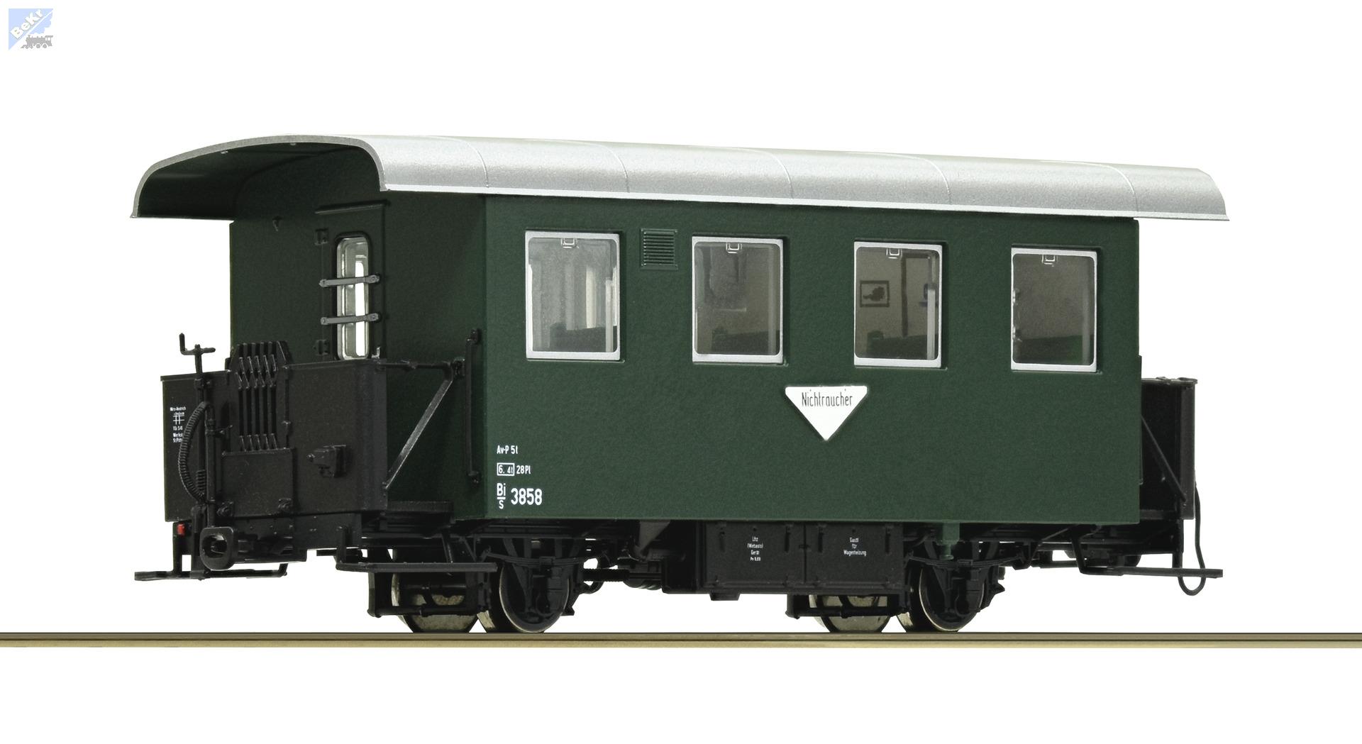 Roco 34100 Osobní 2-osý vůz 2./tř. Bi/s, s toaletou ÖBB