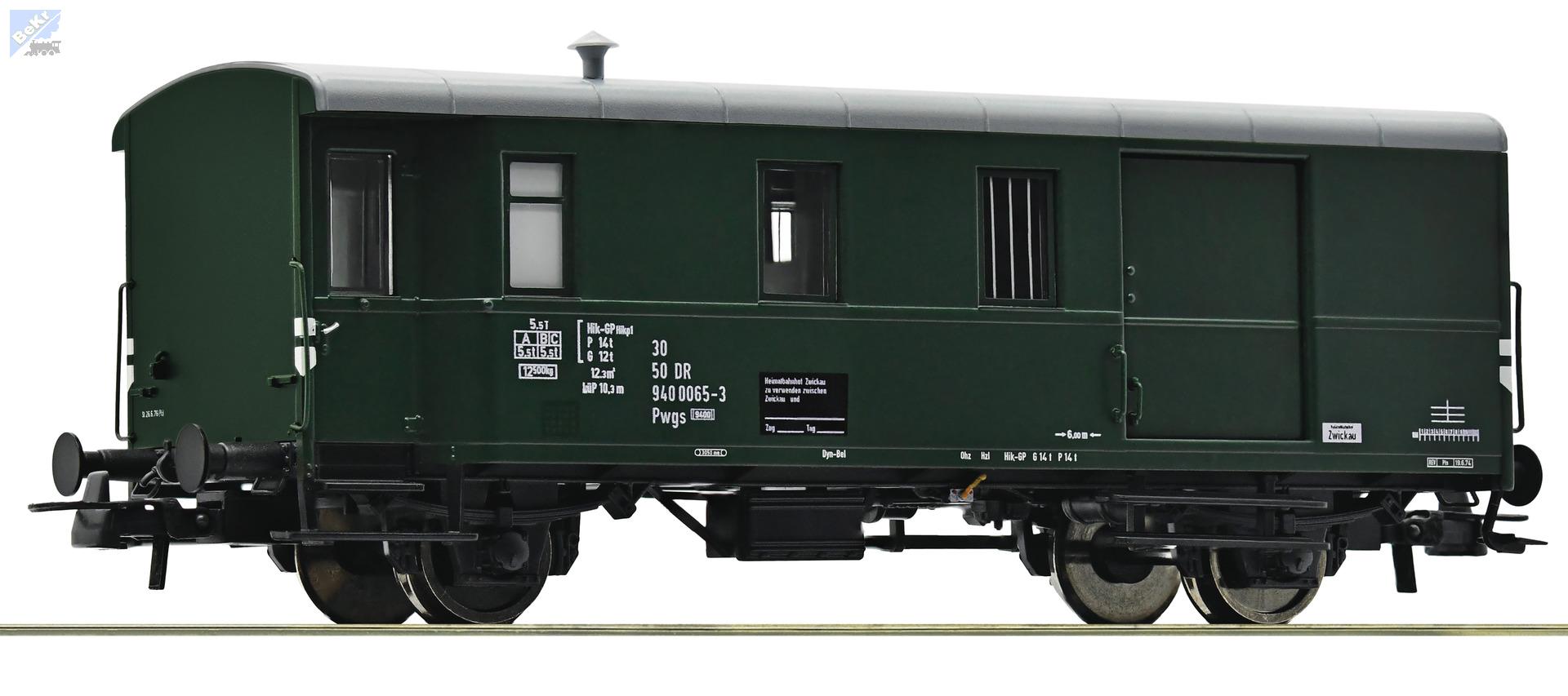Roco 6200018 Zavazadlový, služební 2-osý vůz Pwgs DR
