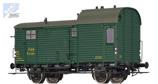 Brawa 49431 Služební 2-osý vůz D ČSD