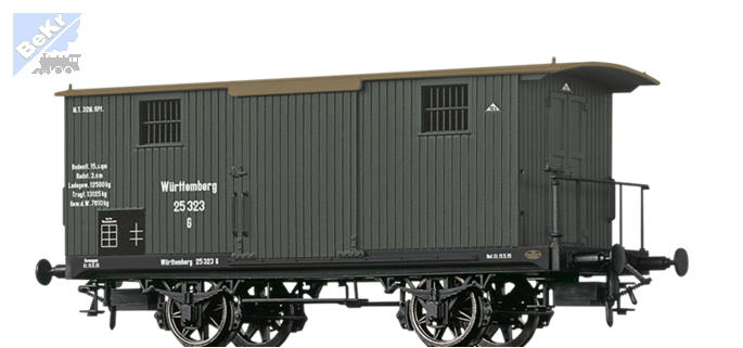 Brawa 47734 Uzavřený 2-osý vůz G K.W.St.E.