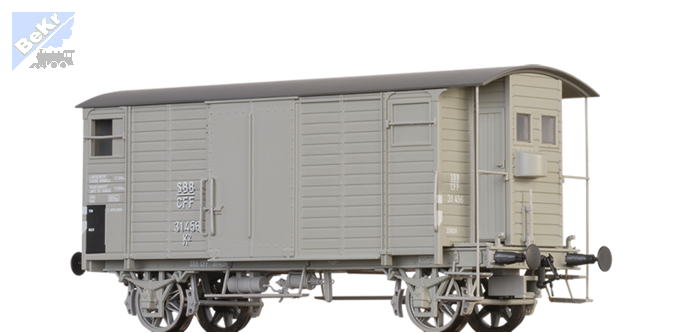 Brawa 47899 Uzavřený 2-osý vůz K2 SBB