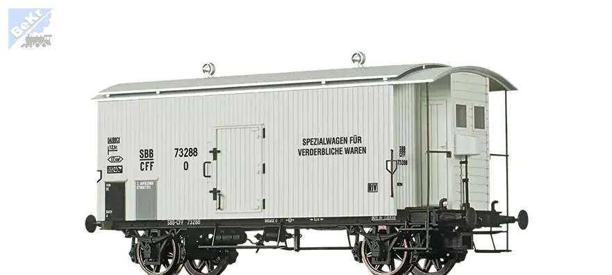Brawa 50780 Chladírenský 2-osý vůz O SBB