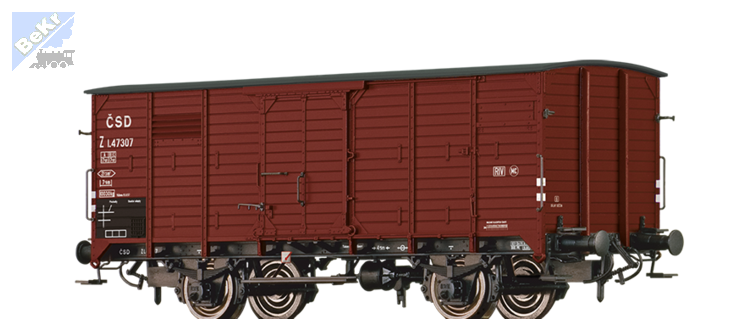 Brawa 49874 Uzavřený 2-osý vůz Z ČSD