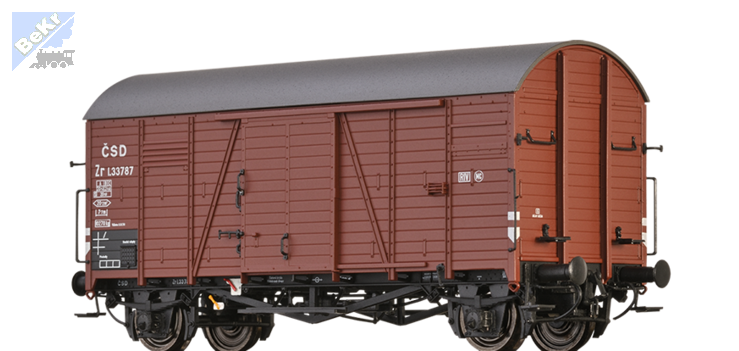 Brawa 50741 Uzavřený 2-osý vůz Zr ČSD