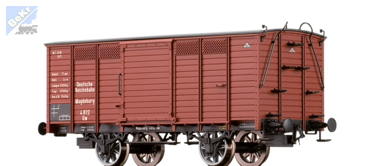 Brawa 48040 Uzavřený 2-osý vůz Gw DRG