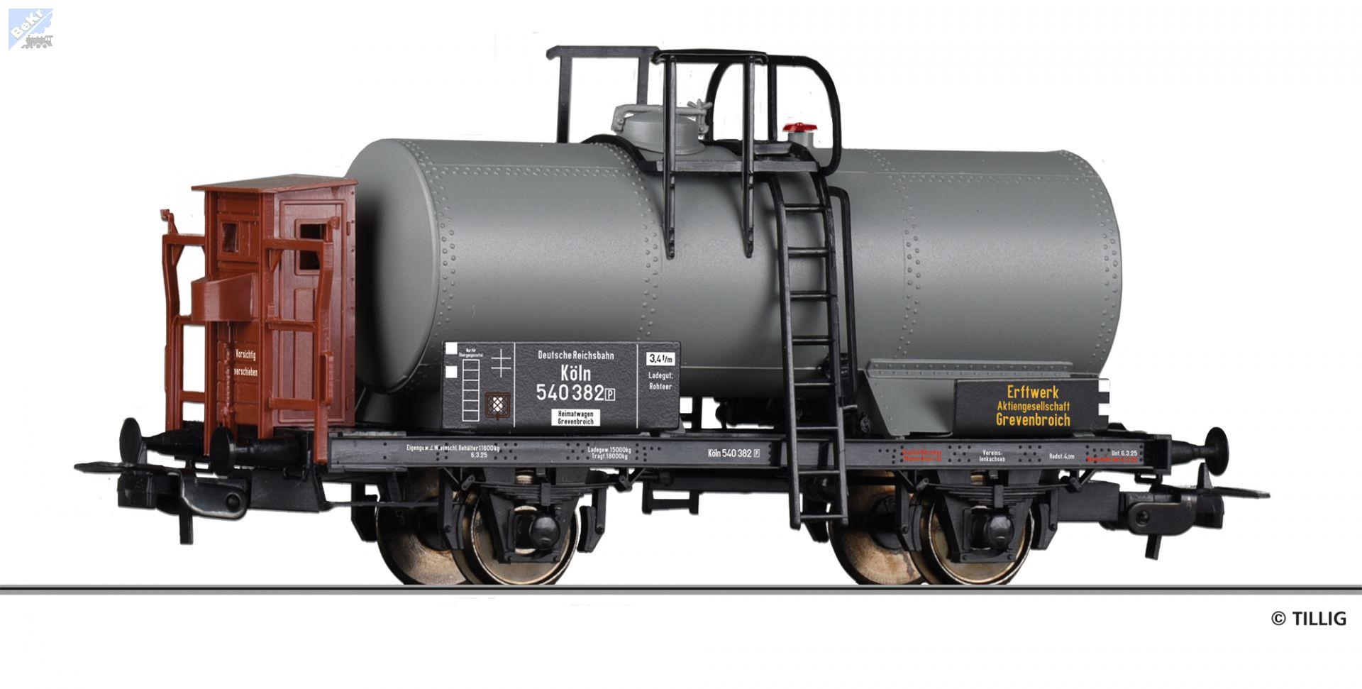 Tillig 77042 Cisterna 2-osá "Erftwerk Aktiengesellschaft Grevenbroich" DRG