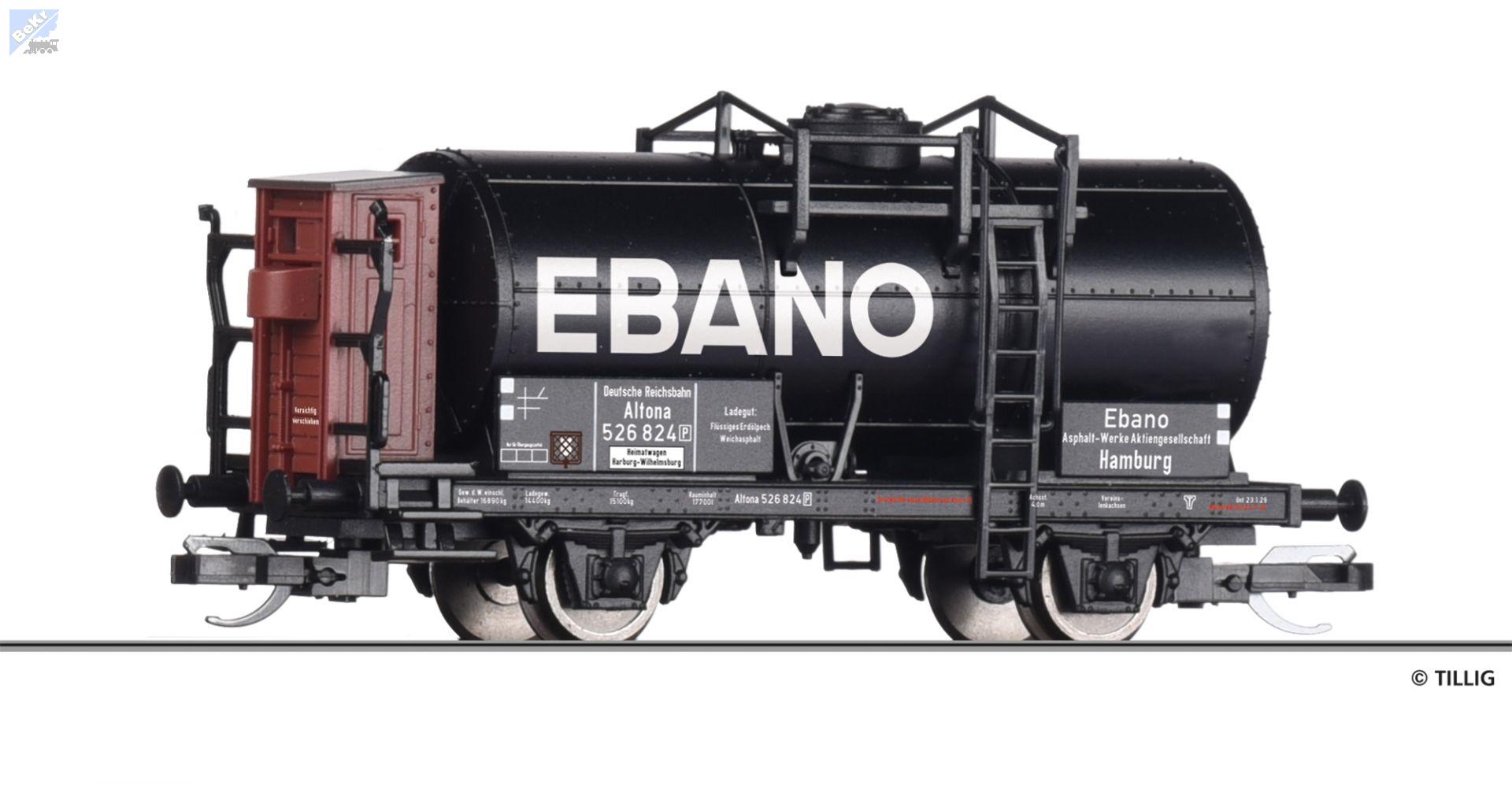 Tillig 95771 Cisterna 2-osá "EBANO" DRG