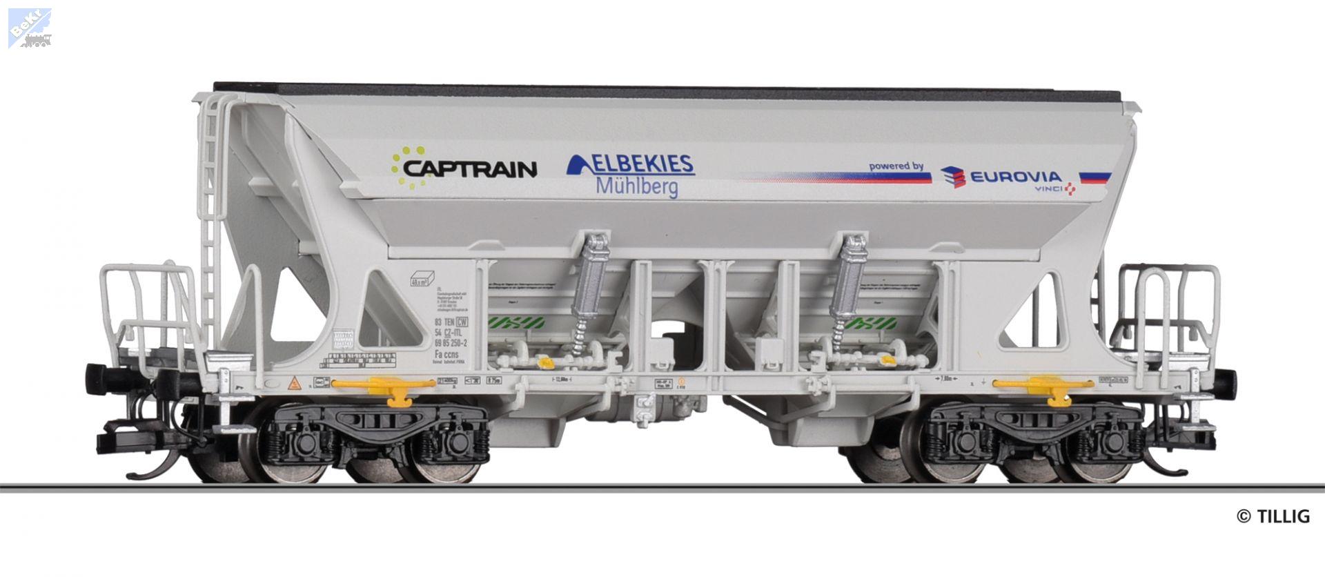 Tillig 15334 Výsypný 4-osý vůz Faccns CAPTRAIN / EUROVIA
