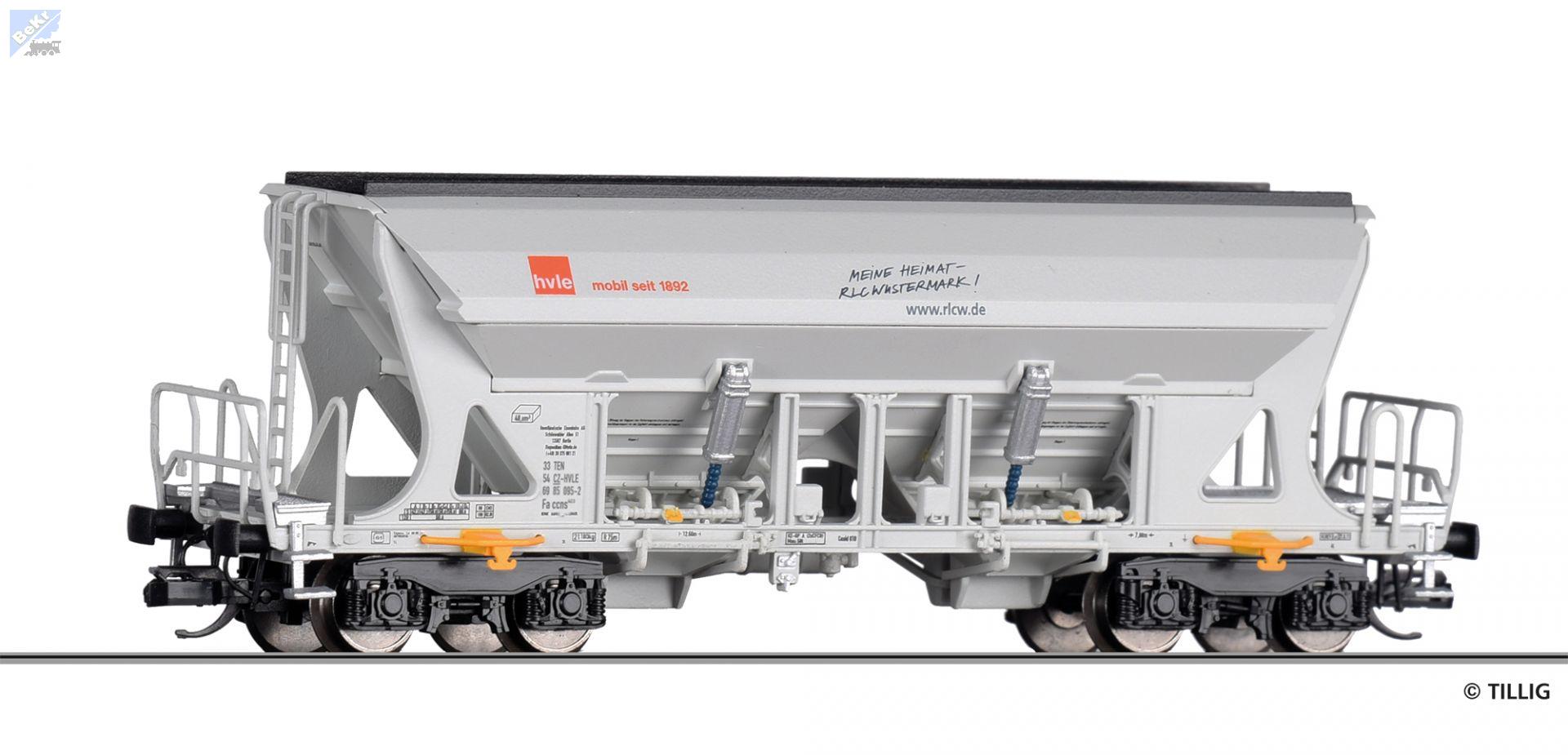 Tillig 15332 Výsypný 4-osý vůz Faccns HVLE, Havelländische Eisenbahn AG