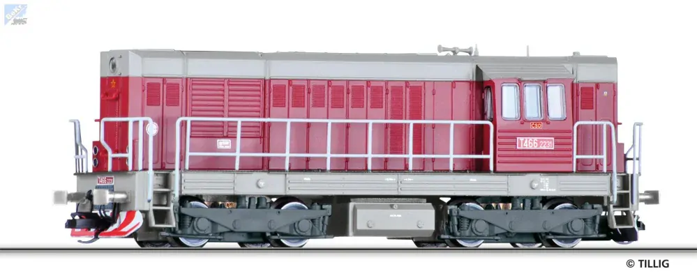 Tillig 02767 Dieselová lokomotiva T 466 2231 ČSD Kocour