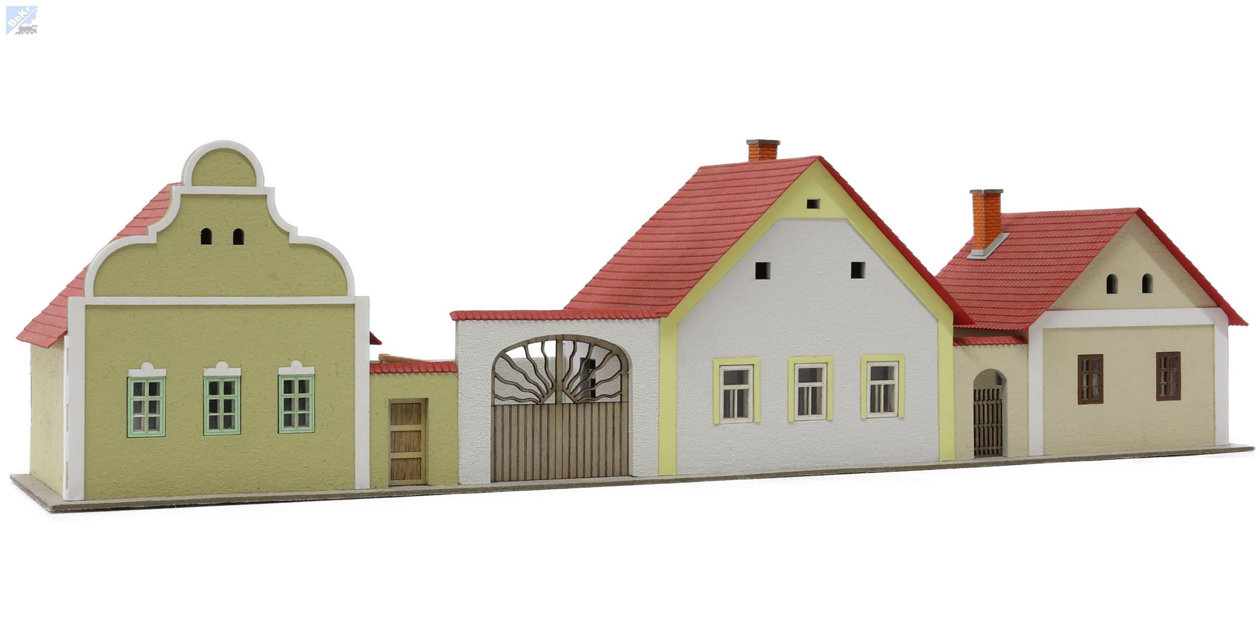 Igra model 221003 Venkovské kulisy, 69 x 363 x 90 mm, stavebnice Laser Cut