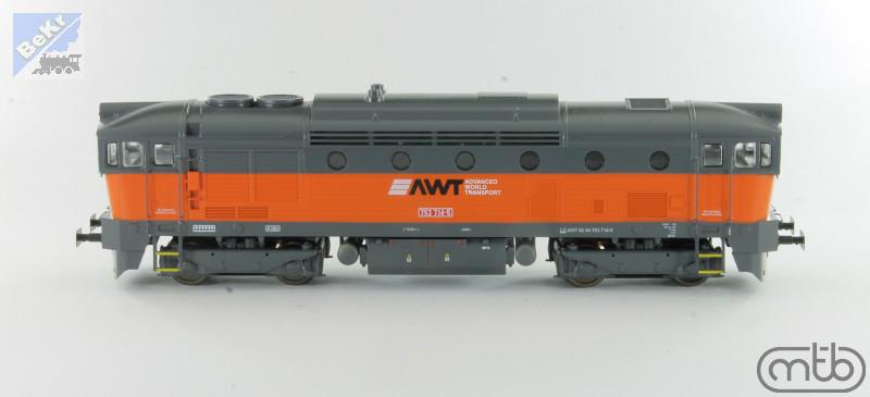 MTB 753714 Dieselová lokomotiva 753 714-5 AWT Brejlovec