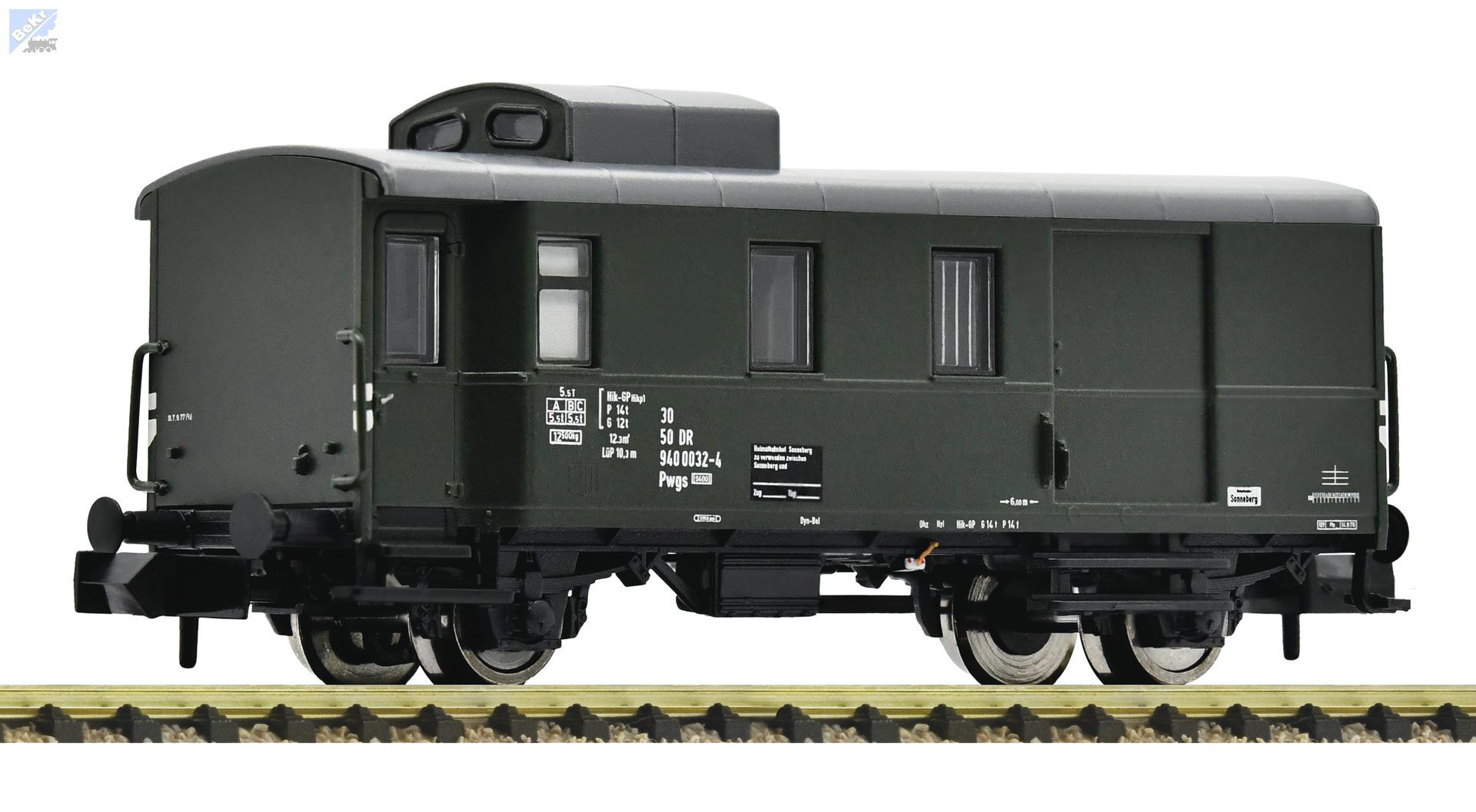 Fleischmann 830151 Služební, zavazadlový 2-osý vůz Pwgs 41 DR