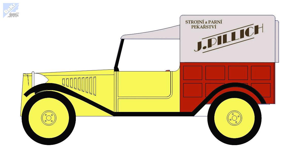 BuBi-model H080012 Tatra T 11 ,,Pekařství Pillich,, !!! AKCE !!!