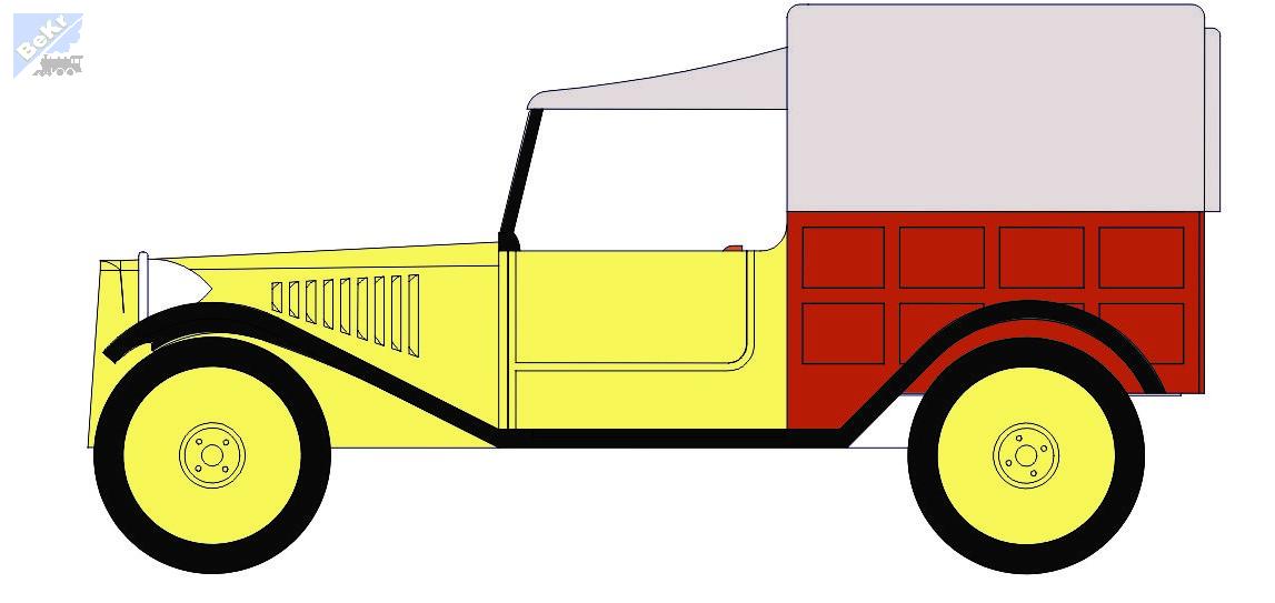 BuBi-model H080003 Tatra T 11 ,,žlutá s plachtou,, !!! AKCE !!!