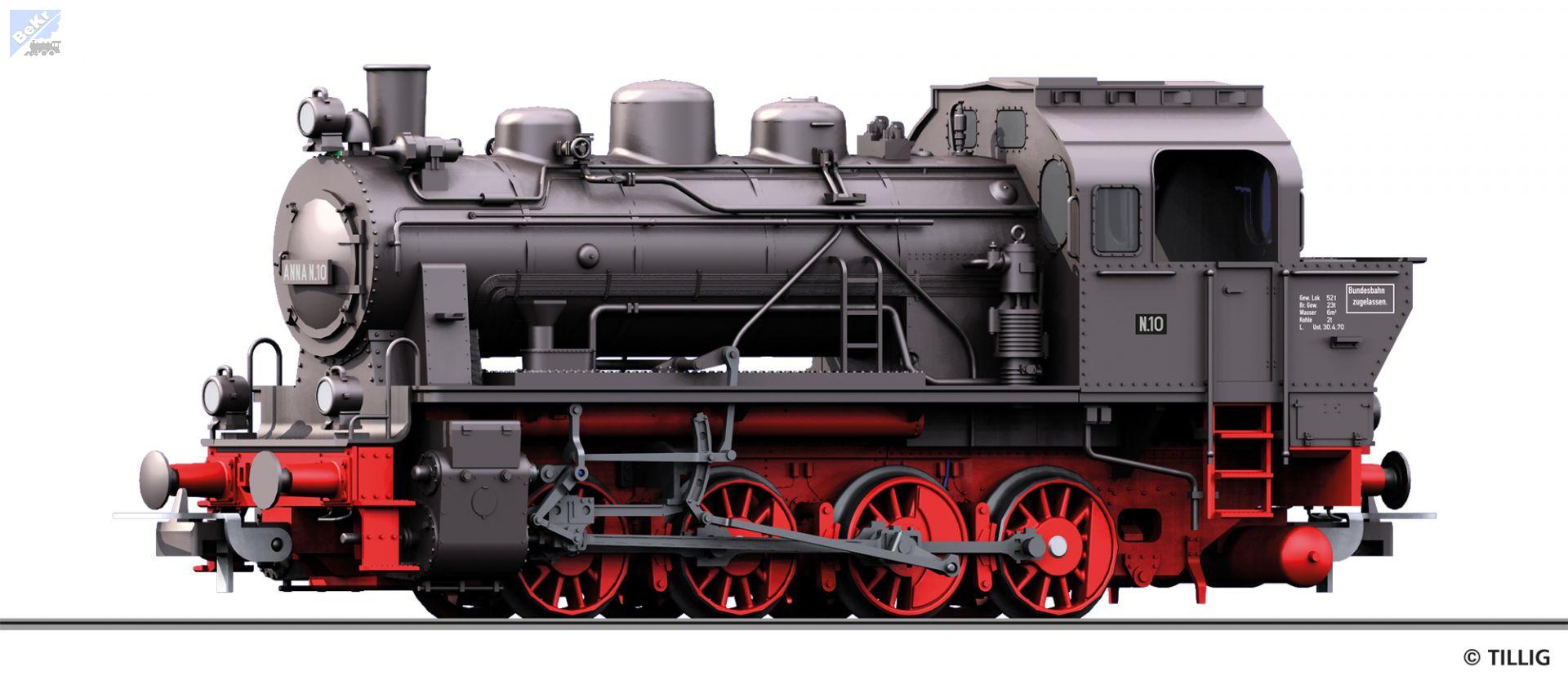 Tillig 72026 Parní lokomotiva Nr. 10 Důl Anna v Alsdorfu