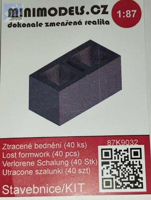 Minimodels 87K9032 Ztracené bednění, 40ks/bal.