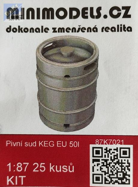 Minimodels 87K7021 Pivní sud KEG EU 50l., 25ks/bal.