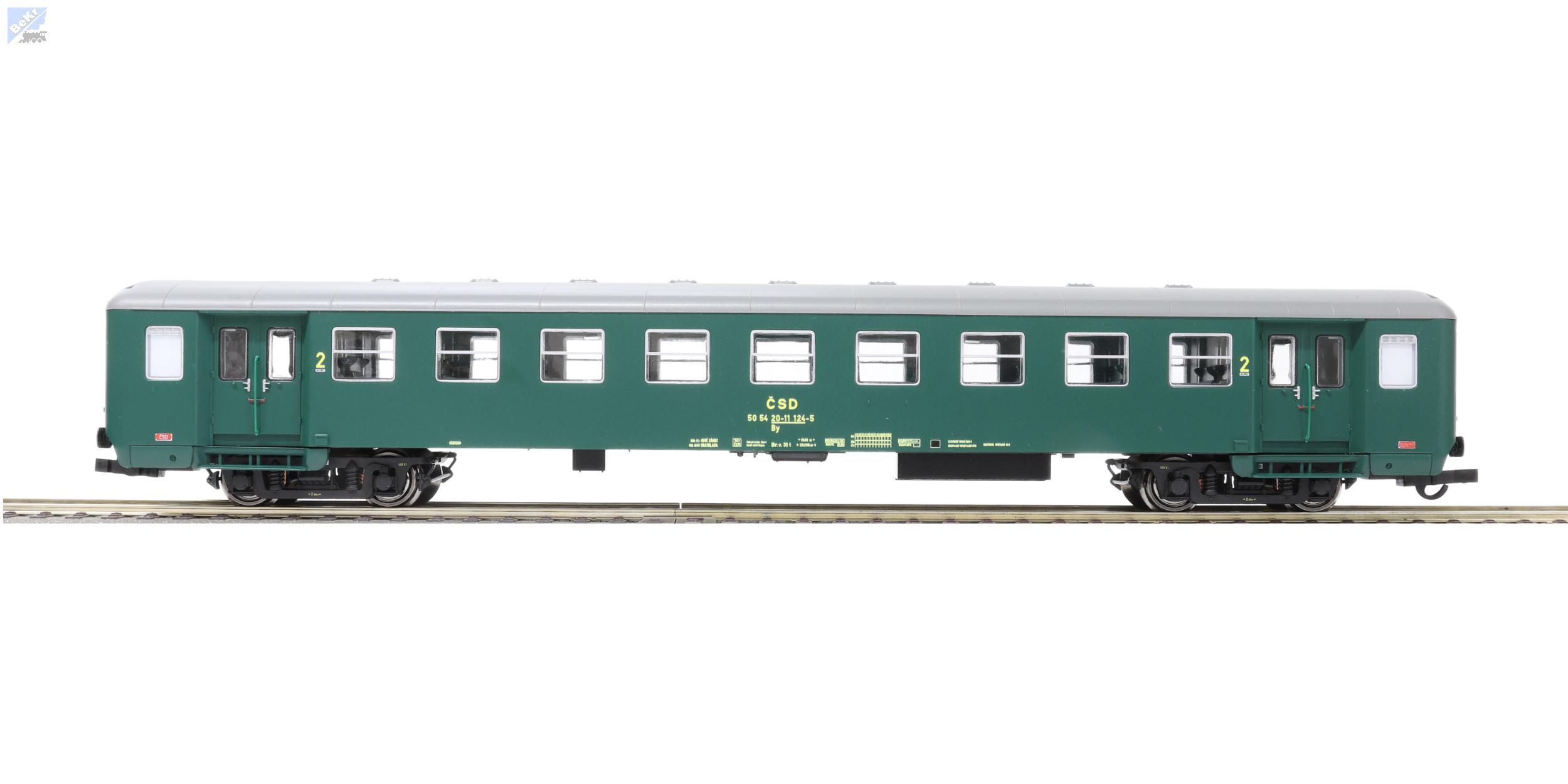 Igra model 97110039 Osobní 4-osý vůz 2. tř., By, 8dv., Depo-Bratislava 1 ČSD