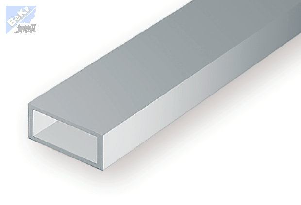 Evergreen 257 Uzavřený profil dutý obdélníkového průřezu 3.2 x 6.3mm, délka 350mm/3ks, polystyren-PS