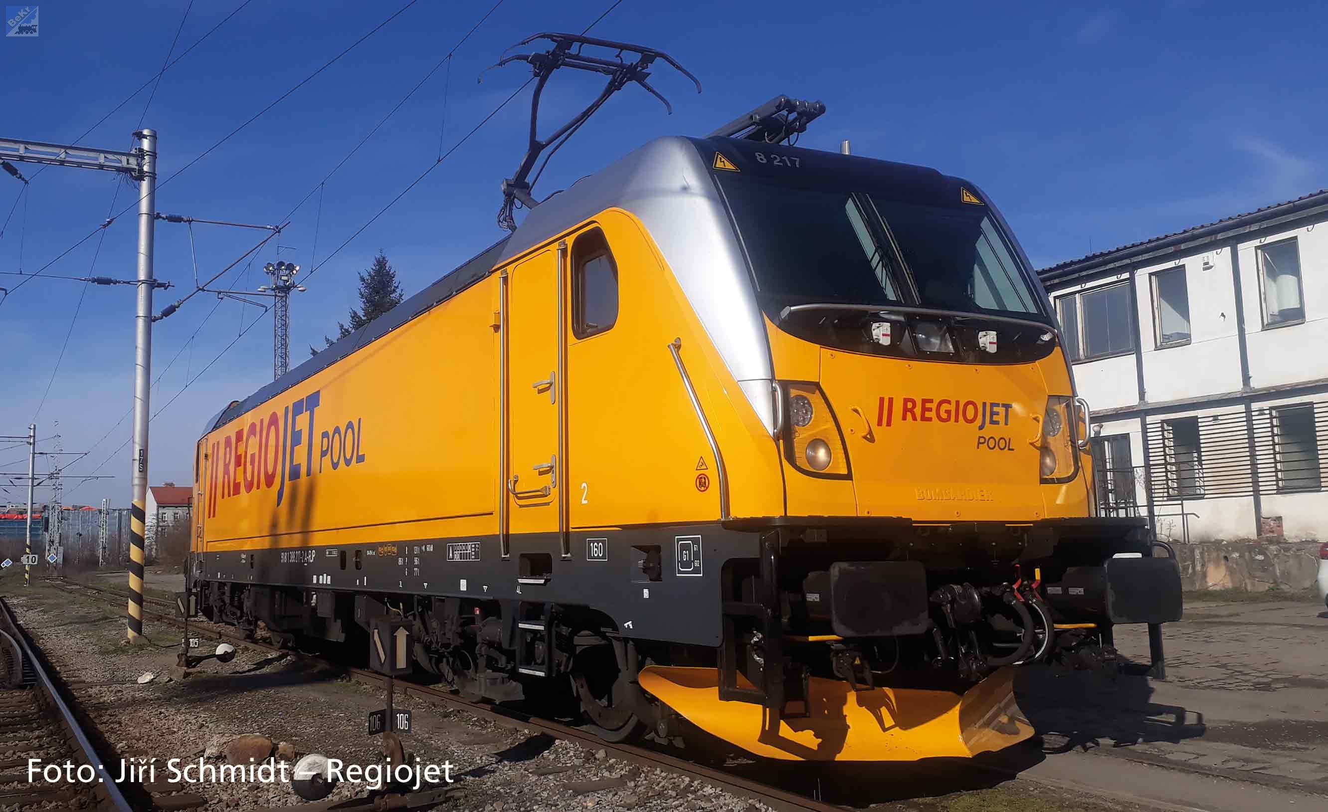 Piko 21658 Elektrická lokomotiva BR 388 217 Regiojet CZ POOL TRAXX se zvukem