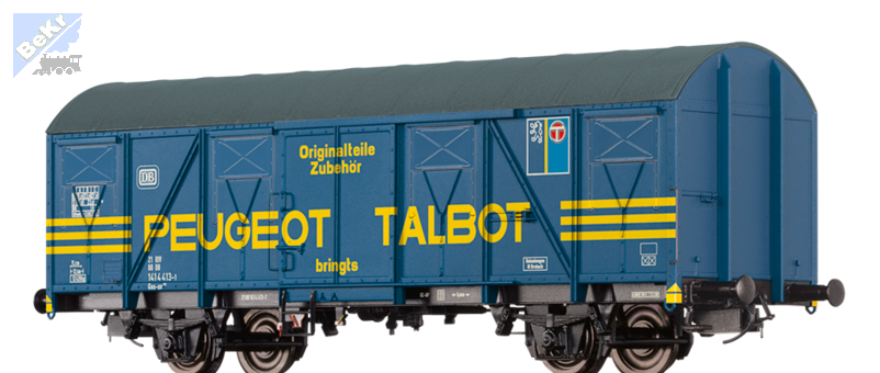 Brawa 67822 Uzavřený 2-osý vůz Gbs253 „PEUGEOT TALBOT“ DB