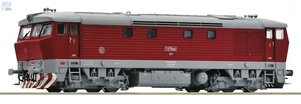 Roco 7310028 Dieselová lokomotiva T478 1184 ČSD Zamračená se zvukem