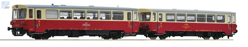 Roco 7700010 Motorový vůz M152 0262 s přívěsným vozem Blm ČSD