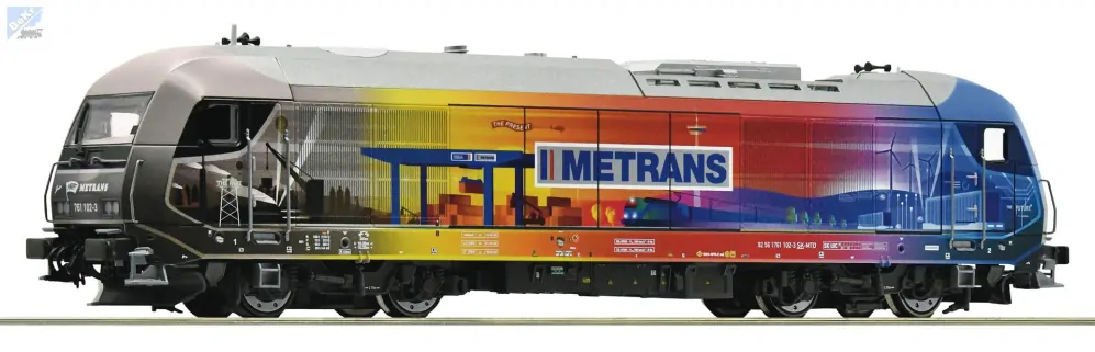 Roco 7300049 Dieselová lokomotiva 761 102-3 Metrans Herkules SK-MDT