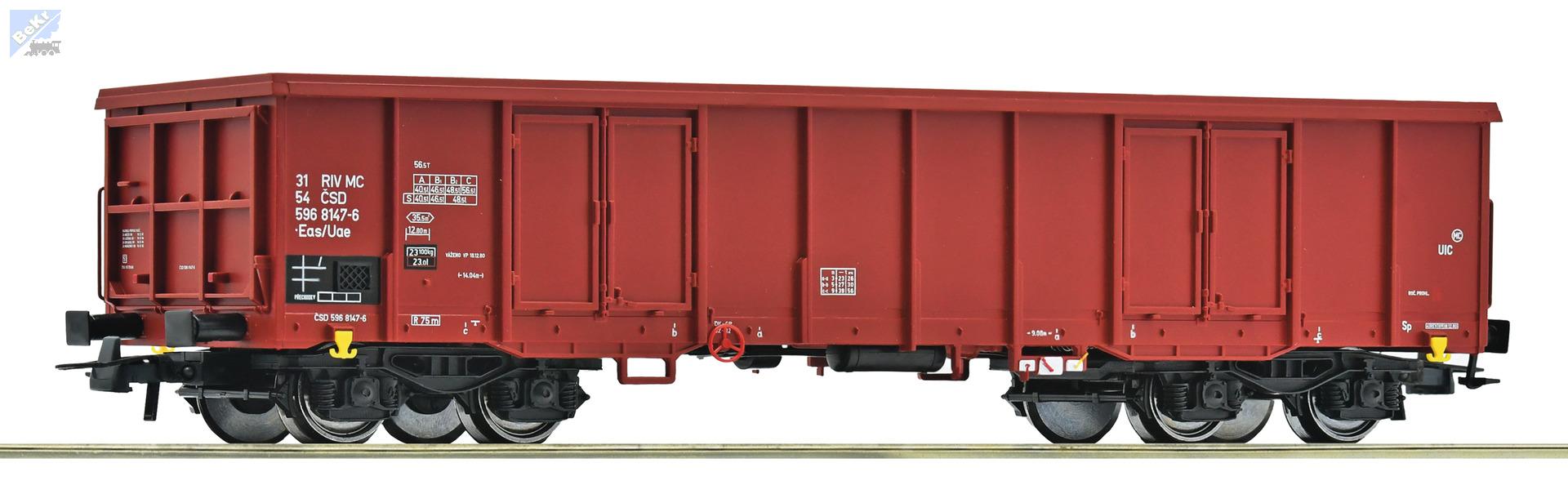 Roco 6600004 Vysokostěnný 4-osý vůz Eas/Uae ČSD