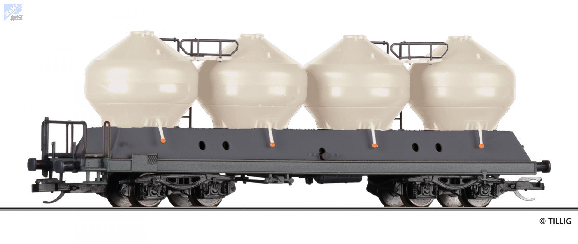 Tillig 15861 Nádobový 4-osý vůz Raj/ Uacs WAGONSERVIS spol. s.r.o.