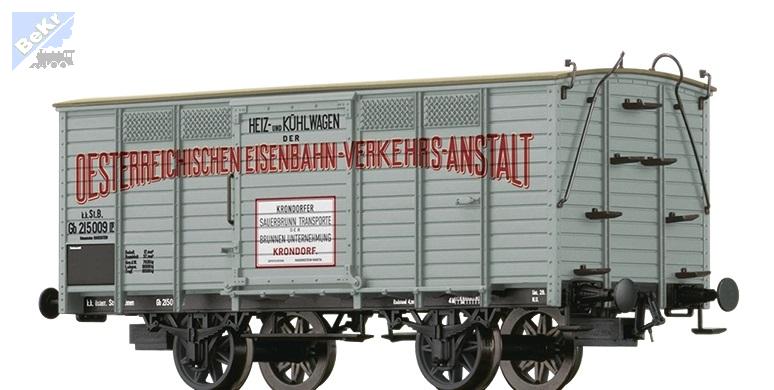Brawa 50976 Uzavřený 2-osý vůz Gb "OEVA" k.k.St.B.
