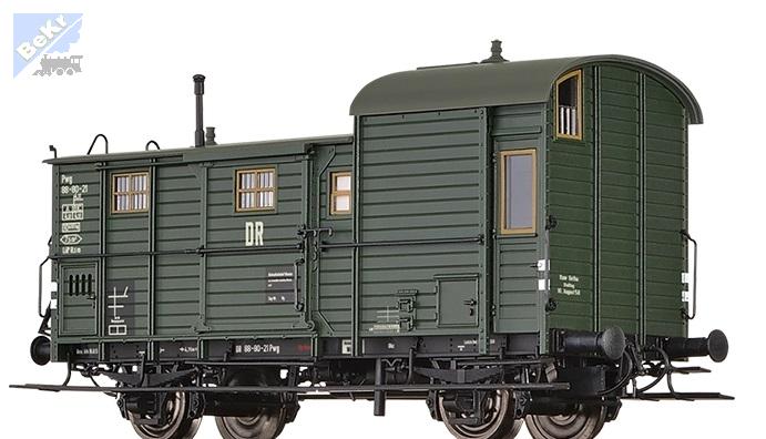 Brawa 48371 Zavazadlový, služební 2-osý vůz Pwg88 DR