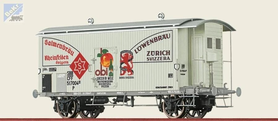 Brawa 50972 Uzavřený 2-osý vuz K2 “Salmenbräu” SBB