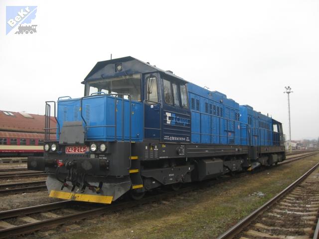 DK-model TT0209 Motorová lokomotiva ř. 742 Batoh (741) REKO –ČD Cargo, stavebnice z leptaného plechu